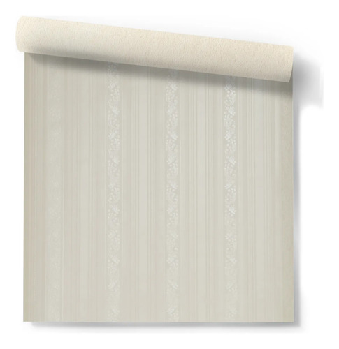 Papel Vinilico Sedado Rayado Beige Studio 1932/2 Muresco