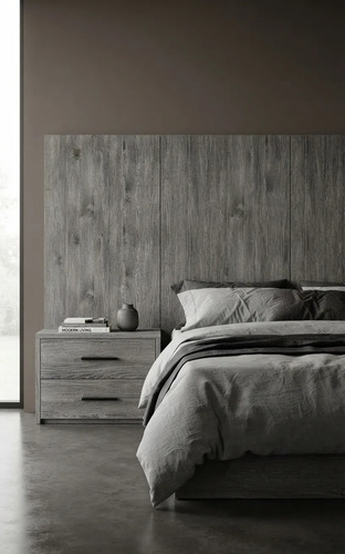 Rollo Pvc Vinilo Simil Contact Madera Roble Gris 0,60 X 5 M