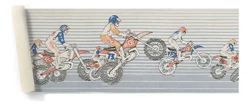 Guarda Vinilica X 10 Mts Carrera De Motos - Deportes 24/4 DecoStock