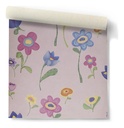 Papel Vinilizado F/ Rosa Con Flores Cuentos Muresco 7809/2