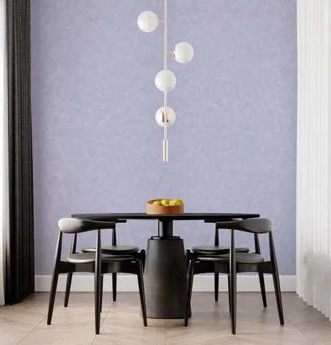 Papel Vinilizado Celeste Lavanda Eurodesign Muresco 1450/5