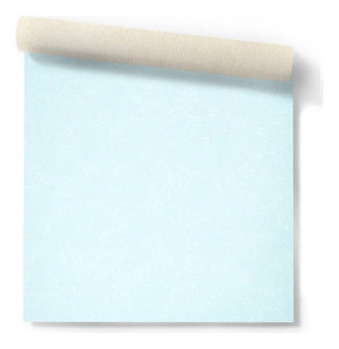 Papel Vinilizado Celeste Pastel Patina 7800/1 Muresco Ds