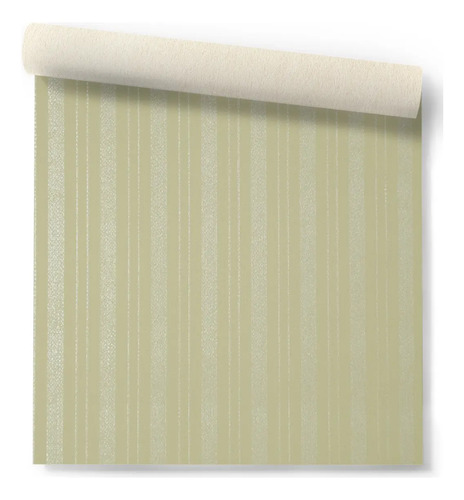 Papel Vinilico Sedado Rayado Verde Cinthia Muresco 6102/4