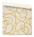 Papel Vinilico Texturado Crema Muresco Urban Flores 4705/2