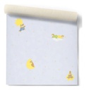 Papel Vinilizado F/celeste Infantil Animalitos Dream World