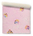 Papel Vinilico F/ Rosa Claro Princesas 5702/1 Muresco Disney