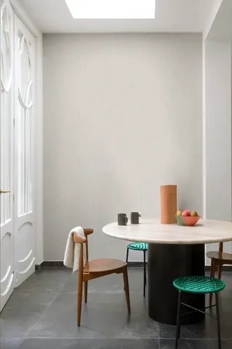 Papel Vinilico Importado Cumaru Mu1004 Muresco Gris Claro