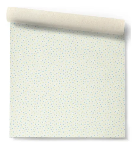 Papel Vinilico Lunares Beige F/ Crema 2064/1 Disney Muresco