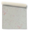 Papel Vinilico Beige Sedado Flores Cinthia 6107/2 Muresco