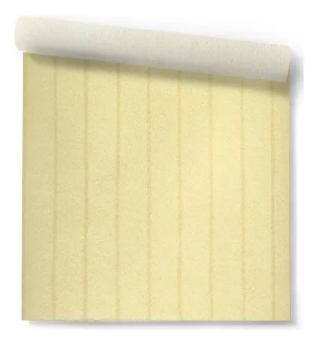 Papel Vinilizado Amarillo Rayado Eurodesign 3462/2 Muresco