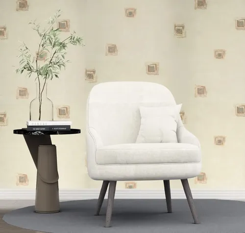 Papel Vinilizado Beige Sepia Relieves 9606/2 Muresco Dstock