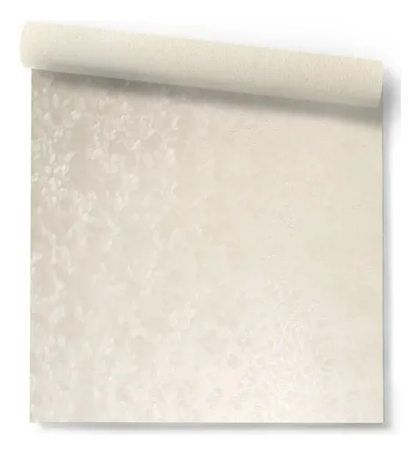 Papel Vinilico Sedado Beige/natural Flor Vanina 59/1 Muresco