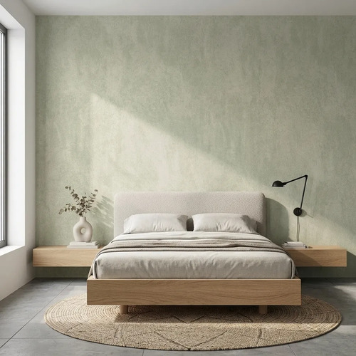 Papel Vinilico Texturado Muresco Cypress 4023/8 Decostock Verde Claro