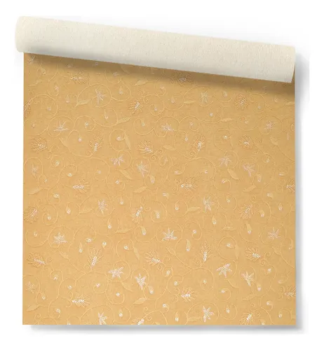 Papel Vinílico Text Beige Maiz Muresco Anna 4904/3 Decostock