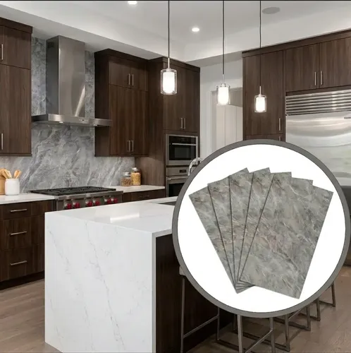 Pack X 5 Placas Laminadas Gridstone Silver Muresco