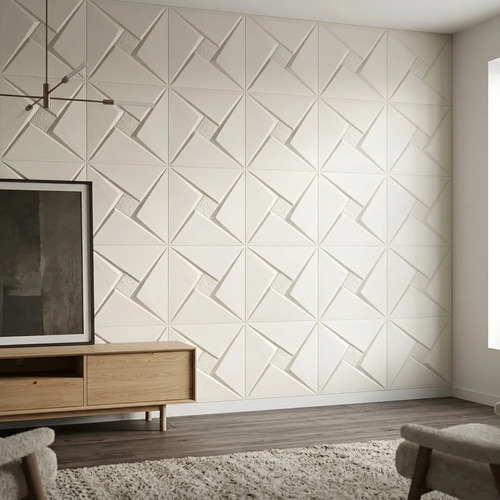 Placas 3D Texturadas Soft Cuero Marfil 9963/1