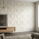 Placas 3D Texturadas Soft Cuero Marfil 9963/1