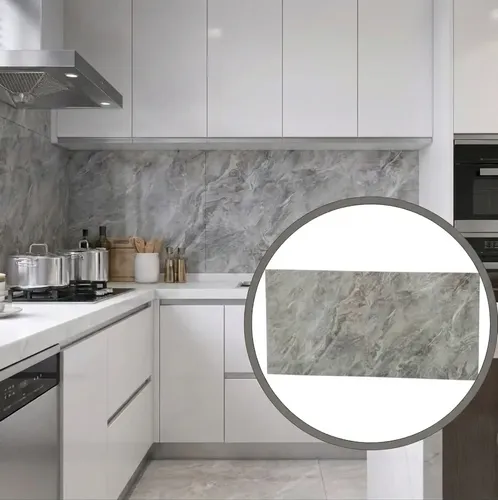 Placa Laminada Mármol Silver Gridstone 99541