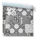 Rollo De Pvc Autoadesivo Muresco 0,45 M X 2 M Modelo Flores DecoStock