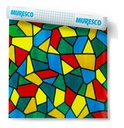 Rollo De Pvc Autoadhesivo Muresco Rollo:45cmx10mt  Vitraux DecoStock