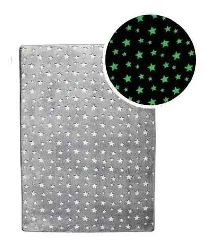 Alfombra Carpeta Glow 60 X 90 Cm Brilla Oscuridad Vs Modelos DIB