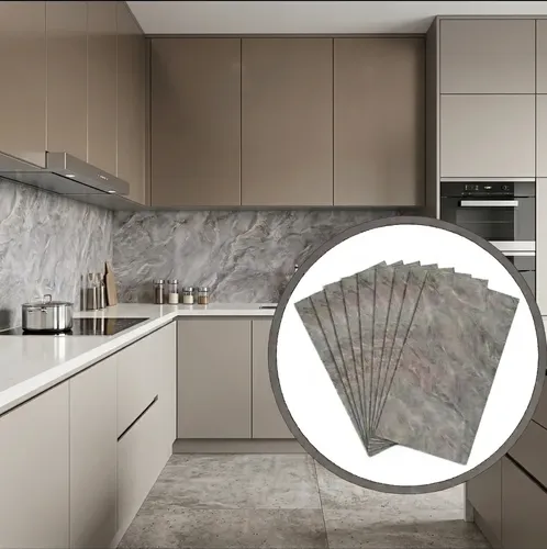 Pack X 10 Placas 3d Adhesivas Pared Muresco Laminadas Marmol