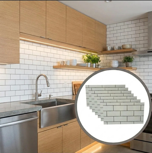 Pack X 10 Placas 3d Adhesivas Pared Muresco Laminadas Marmol