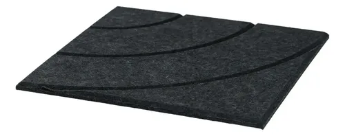 Panel acústico Curve Black 89041
