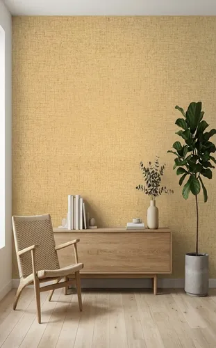 Papel Vinilico Amarilo Maiz Texturas Muresco 302/8 Decostock