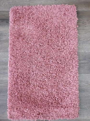 Alfombra Costado Cama Shaggy Cool 57x90  Pelo Largo Colores - 57 cm, Rosa, Pelo Largo, 90 cm