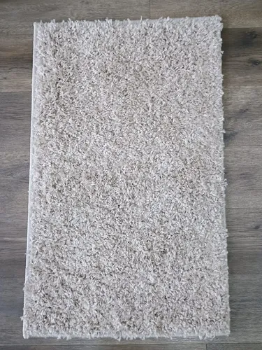 Alfombra Costado Cama Shaggy Cool 57x90  Pelo Largo Colores - 57 cm, Vison Claro, Pelo Largo, 90 cm