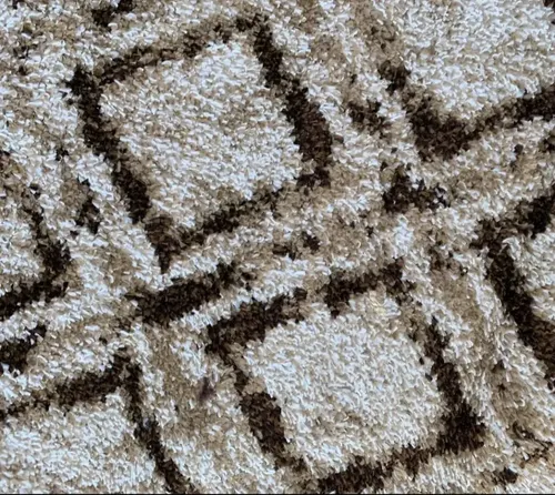 Alfombra Rhone Moderna Pelo Corto Dib 1,50 X 2 Mts - 1.5 m, Beige, Geométrico, 2 m