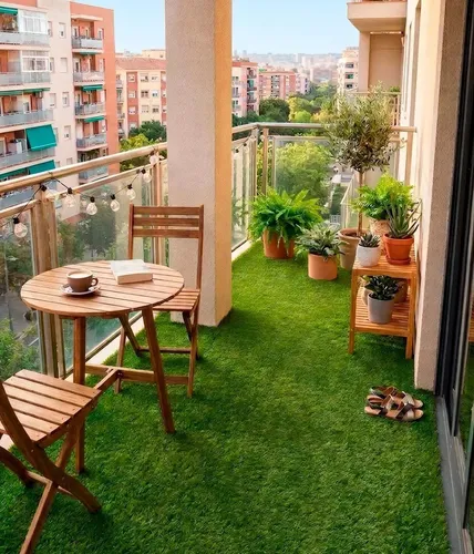 Césped Sintético Decorativo Muresco 20 Mm En Rollo (4m2) Verde