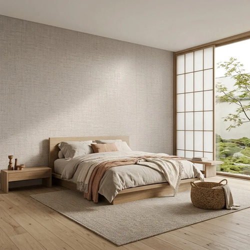 Papel Autoadhesivo Pared Texturado Rollo 0,60 X 5 Mts - 3m2 Nido - Vison Oscuro