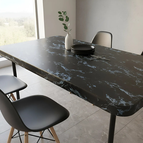 [7960/20] Rollo De Pvc Autoadhesivo Imperial Símil Marmol Oscuro 10 M DecoStock