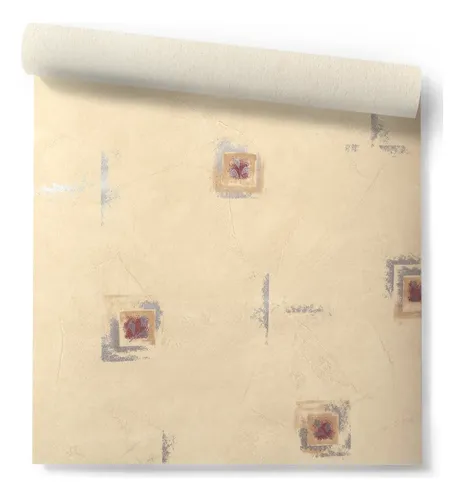 [9603/1] Papel Vinilizado Amarillo C/diseño Relieves Muresco 9603/1