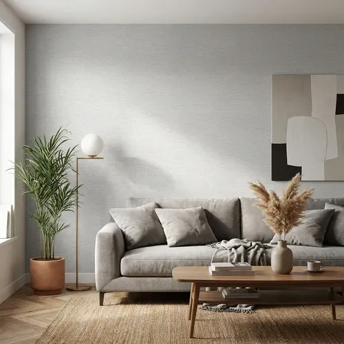 [88413] Papel Autoadhesivo Pared Texturado Rollo 60 X 5 Mts - 3m2 Gris Bruma - 88413