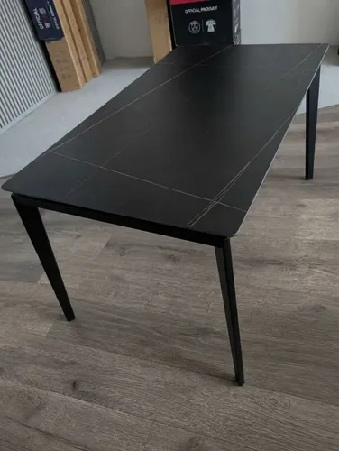 [juegocomedor] Juego De Comedor Mesa Neolith 1,20 X 70 Marrón Tulum